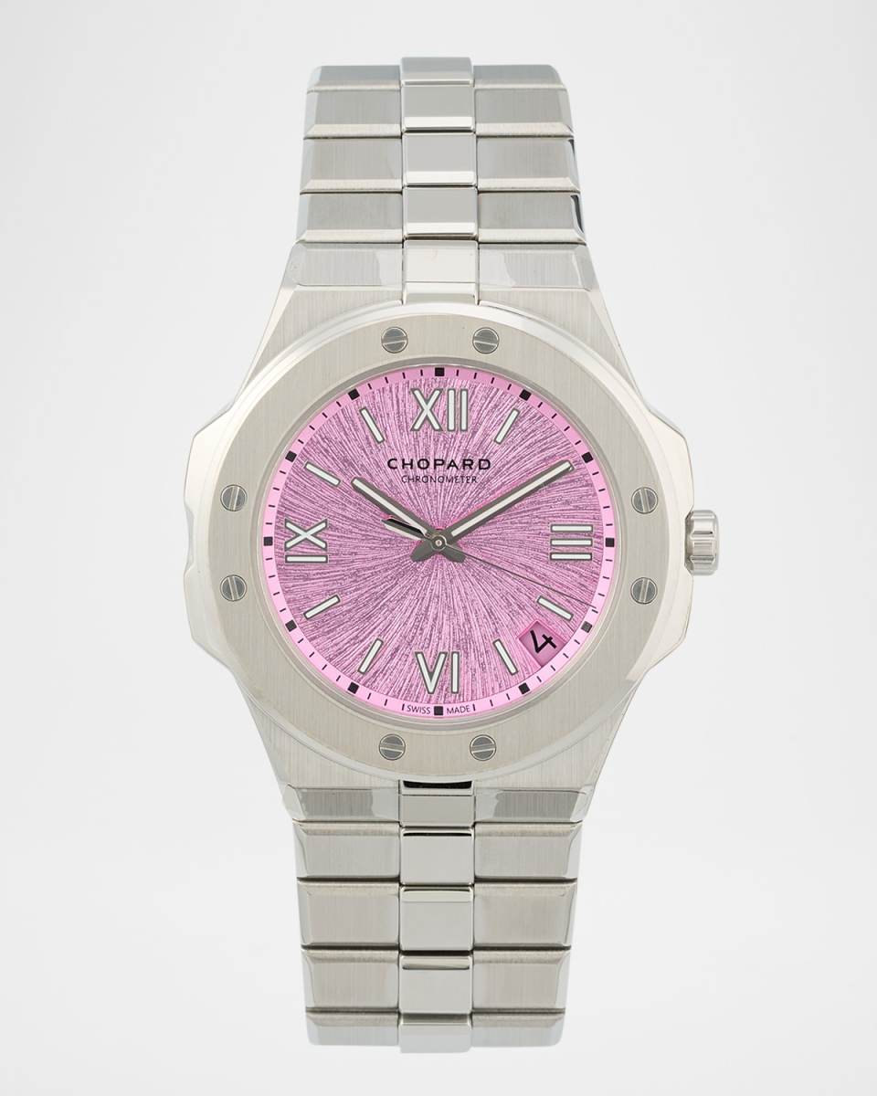 Alpine Eagle 41mm Stainless Steel Pink Dial Watch